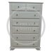 Handmade in England Crown 2+5 Drawer Chest of Drawers in White - Fully Assembled
