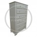 CROWN 2+5 DRAWER CHEST IN WHITE