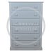 Handmade in England Dewsbury 6 Drawer Chest of Drawers Tall in White - Fully Assembled