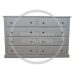 UK Handmade 8 Drawer 166cm Wide Chest of Drawers - Dewsbury White (Made to Measure)