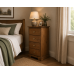 BALTIC SOLID PINE 4 DRAWER BEDSIDE CABINET IN GOLDEN OAK POLISHED BALTIC SOLID PINE 4 DRAWER BEDSIDE CABINET IN GOLDEN OAK POLISHED