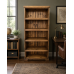 British Handmade Solid Pine 4 Shelf 81cm Wide Bookcase Medium Oak Wax - Baltic (Made to Measure)