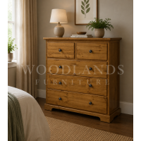 BALTIC SOLID PINE 2+3 DRAWER CHEST IN LIGHT OAK POLISHED BALTIC SOLID PINE 2+3 DRAWER CHEST IN LIGHT OAK POLISHED