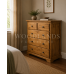 BALTIC SOLID PINE 2+3 DRAWER CHEST IN LIGHT OAK POLISHED BALTIC SOLID PINE 2+3 DRAWER CHEST IN LIGHT OAK POLISHED