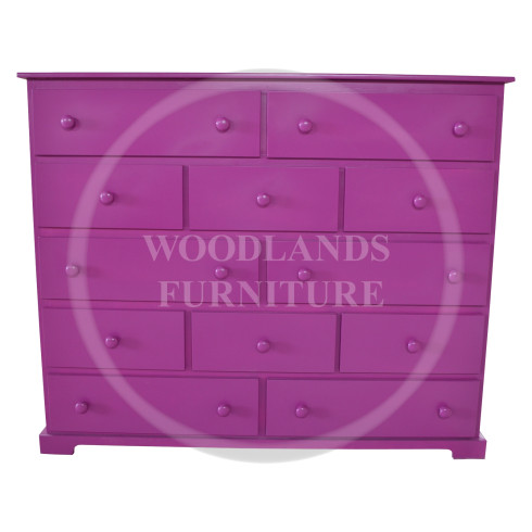BALTIC SOLID PINE 12 DRAWER MIX CHEST OF DRAWERS 