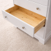Handmade in England Baltic Solid Pine 2+5 Chest of Drawers in White - Fully Assembled