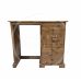 Handmade in England Baltic Solid Pine 4 Drawer Dressing Table in Kenilworth Oak Polished