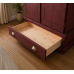 BALTIC SOLID PINE 1 DRAWER LARGE WARDROBE- NO MIRRORED DOORS IN RED MAHOGANY WAX BALTIC SOLID PINE 1 DRAWER LARGE WARDROBE- NO MIRRORED DOORS IN RED MAHOGANY WAX