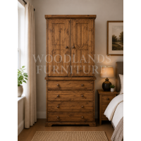 BALTIC SOLID PINE 2 DOOR 4 DRAWER WARDROBE IN OLD ANTIQUE WAX BALTIC SOLID PINE 2 DOOR 4 DRAWER WARDROBE IN OLD ANTIQUE WAX