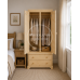 BALTIC SOLID PINE 2 DRAWER WARDROBE IN NATURAL POLISHED