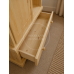 BALTIC SOLID PINE 2 DRAWER WARDROBE IN NATURAL POLISHED