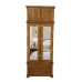 Handmade in England Baltic Solid Pine 2 Drawer Double Mirrored Wardrobe with Topbox in Golden Oak Wax