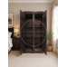 BALTIC SOLID PINE 2 DOOR FULL HANGING WARDROBE IN RED MAHOGANY WAX BALTIC SOLID PINE 2 DOOR FULL HANGING WARDROBE IN RED MAHOGANY WAX