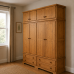 BALTIC SOLID PINE 4 DOOR 4 DRAWER WARDROBE WITH TOPBOX IN LIGHT OAK WAX BALTIC SOLID PINE 4 DOOR 4 DRAWER WARDROBE WITH TOPBOX IN LIGHT OAK WAX