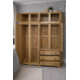 BALTIC SOLID PINE 4 DOOR 3 DRAWER WARDROBE WITH TOPBOX IN LIGHT OAK WAX BALTIC SOLID PINE 4 DOOR 3 DRAWER WARDROBE WITH TOPBOX IN LIGHT OAK WAX
