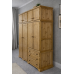BALTIC SOLID PINE 4 DOOR 3 DRAWER WARDROBE WITH TOPBOX IN LIGHT OAK WAX BALTIC SOLID PINE 4 DOOR 3 DRAWER WARDROBE WITH TOPBOX IN LIGHT OAK WAX