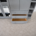 BALTIC SOLID PINE 4 DOOR 3 DRAWER MIRRORED WARDROBE WITH BOOKCASE IN GREY BALTIC SOLID PINE 4 DOOR 3 DRAWER MIRRORED WARDROBE WITH BOOKCASE IN GREY