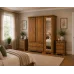 UK Handmade Triple Full Mirrored 3 Piece Bedroom Furniture Set - Baltic Kenilworth Oak Wax (Custom Finish Options)