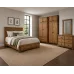 Handmade in the UK Solid Pine Wardrobe Set with Top Boxes - Baltic Light Oak Wax (Custom Finish Options)