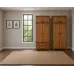 Handmade in the UK Solid Pine Wardrobe Set with Top Boxes - Baltic Light Oak Wax (Custom Finish Options)
