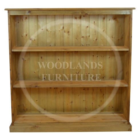 CAMBRIDGE PINE 2 SHELVED BOOKCASE IN GOLDEN OAK 