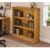 Handmade in England Cambridge Pine 2 Shelved Bookcase in Light Oak