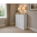CAMBRIDGE 5 DRAWER BEDSIDE SET IN WHITE CAMBRIDGE 5 DRAWER BEDSIDE SET IN WHITE