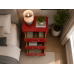 CAMBRIDGE 3 DRAWER BEDSIDE IN RED CAMBRIDGE 3 DRAWER BEDSIDE IN RED