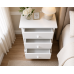 CAMBRIDGE 3 DRAWER BEDSIDE IN WHITE