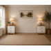 COUNTRY 2 DRAWER BEDSIDE CABINETS SET IN WHITE