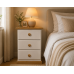 UK Handmade 3 Drawer 45cm Wide Bedside Table - Cambridge Country - Fully Assembled (Bespoke Sizes)