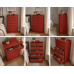 CAMBRIDGE 2+6 DRAWER CURVED CHEST IN RED CAMBRIDGE 2+6 DRAWER CURVED CHEST IN RED