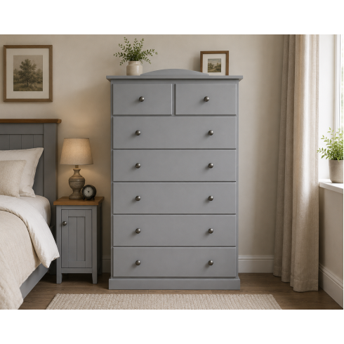 CAMBRIDGE 2+6 DRAWER CURVED CHEST CAMBRIDGE 2+6 DRAWER CURVED CHEST