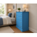 CAMBRIDGE 4 DRAWER CHEST SKY BLUE CAMBRIDGE 4 DRAWER CHEST SKY BLUE