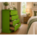 CAMBRIDGE 4 DRAWER CHEST IN GREEN