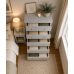 CAMBRIDGE 5 DRAWER SLIM CHEST IN WHITE CAMBRIDGE 5 DRAWER SLIM CHEST IN WHITE