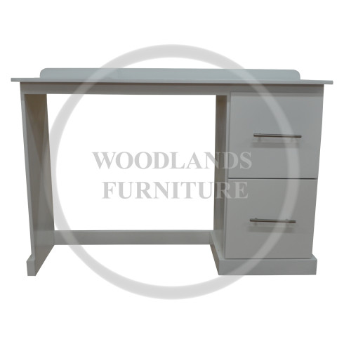 CAMBRIDGE 2 DRAWER DEEP DRESSING TABLE IN WHITE