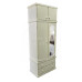 CAMBRIDGE 2 DRAWER MIRRORED WARDROBE WITH TOPBOX IN IVORY