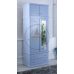 2 Drawer Mirrored Wardrobe with Top Box - Cambridge Sky Blue | Handmade in England