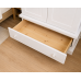2 Drawer Wardrobe - Cambridge White | Handmade in England