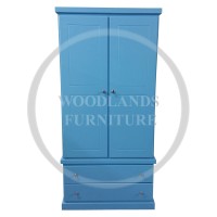 CAMBRIDGE 2 DRAWER WARDROBE IN BLUE CAMBRIDGE 2 DRAWER WARDROBE IN BLUE