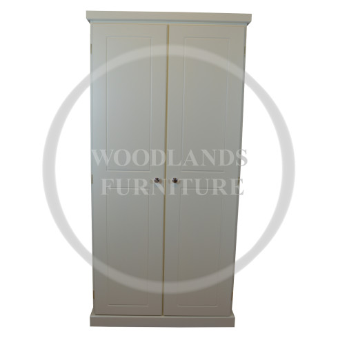 CAMBRIDGE LADIES FULL HANGING WARDROBE IN WHITE
