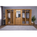 CAMBRIDGE SOLID PINE 4 DOOR 4 DRAWER WARDROBE IN LIGHT OAK WAX CAMBRIDGE SOLID PINE 4 DOOR 4 DRAWER WARDROBE IN LIGHT OAK WAX