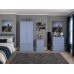 UK Handmade 3 Piece Bedroom Furniture Set - Cambridge Sky Blue (Custom Finish Options)