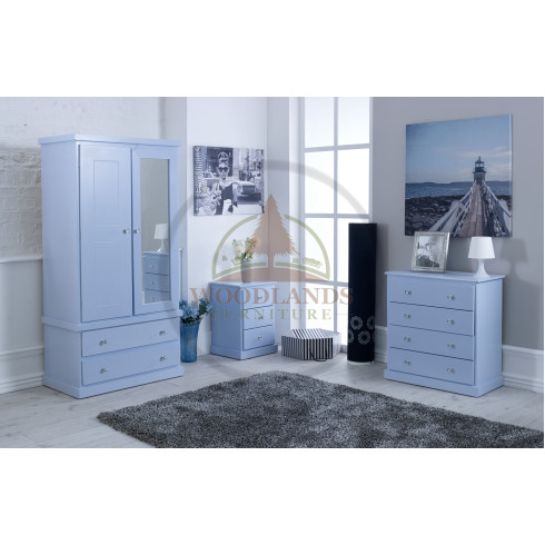 CAMBRIDGE 3 PIECE BEDROOM SET IN SKY BLUE