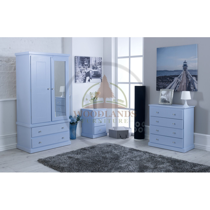 CAMBRIDGE 3 PIECE BEDROOM SET IN SKY BLUE