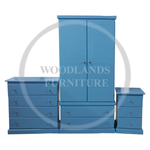 CAMBRIDGE 3 PIECE BEDROOM SET SKY BLUE