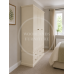 CAMBRIDGE TRIPLE 6 SMALL DRAWER WARDROBE IN IVORY CAMBRIDGE TRIPLE 6 SMALL DRAWER WARDROBE IN IVORY