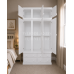 CAMBRIDGE TRIPLE 4 DRAWER WARDROBE WITH TOPBOX IN WHITE CAMBRIDGE TRIPLE 4 DRAWER WARDROBE WITH TOPBOX IN WHITE