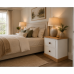 UK Handmade 2 Drawer Bedside Tables Set - Country White - Fully Assembled (Custom Finish Options) UK Handmade 2 Drawer Bedside Tables Set - Country White - Fully Assembled (Custom Finish Options)